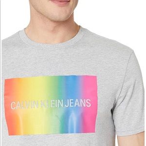 Calvin Klein Short Sleeve Pride Rainbow T-Shirt